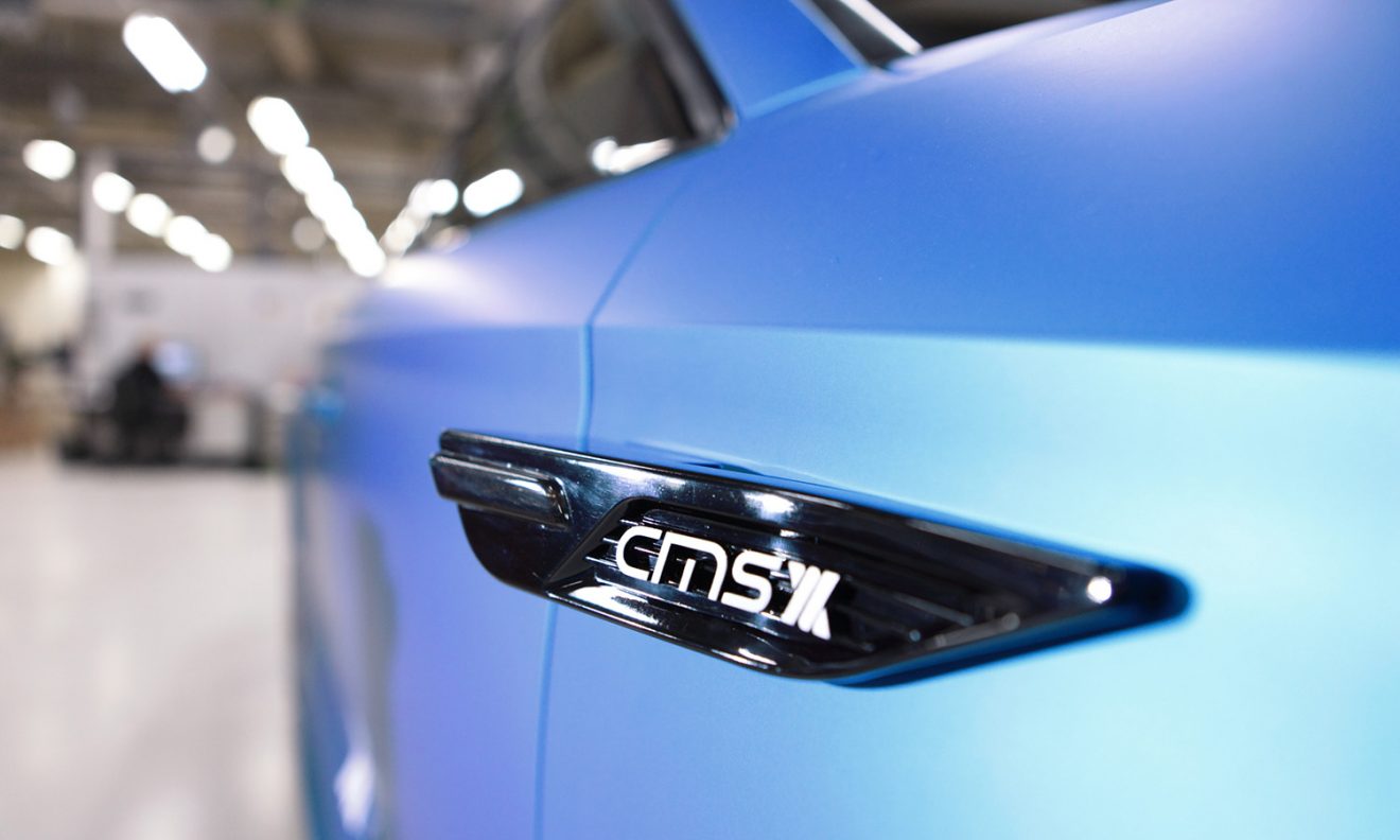 Automotive prototype component showing high finish quality