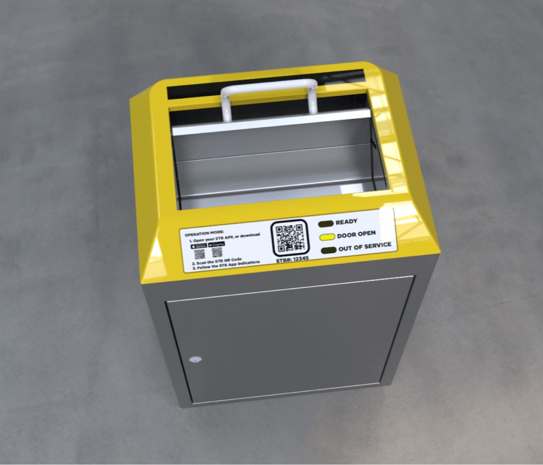 Smart hardware product concept rendering