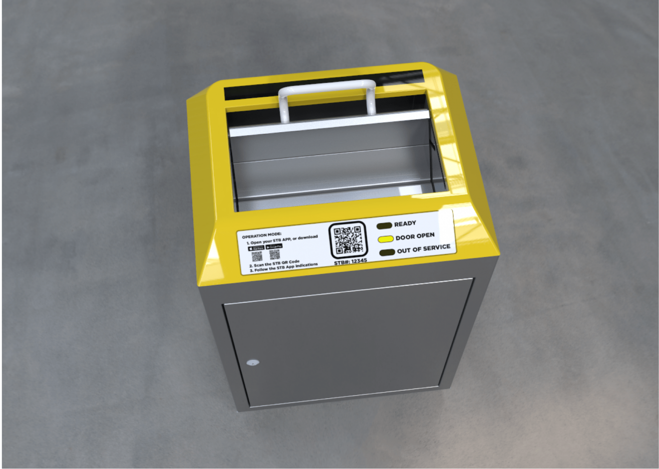 Smart hardware product concept rendering